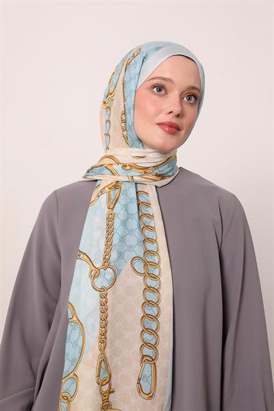 Desenli İpek Şal | Deniz Esintisi