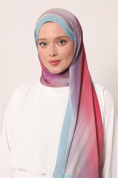 Desenli İpek Şal | Deniz Esintisi