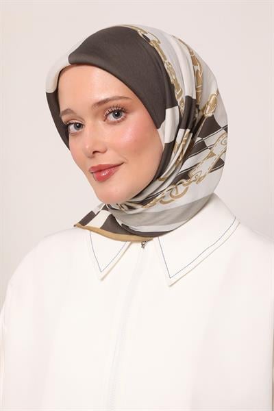 Flora Eşarp | Altın Tozu