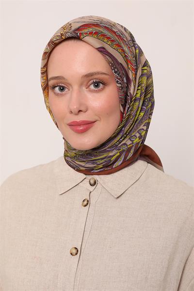 Flora Eşarp | Gece Eflatunu