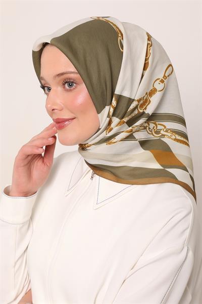 Flora Eşarp | Hardal Sarısı
