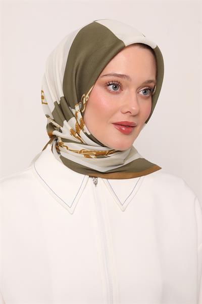 Flora Eşarp | Hardal Sarısı