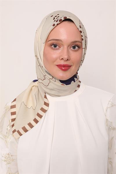 Flora Eşarp | İnci Beji