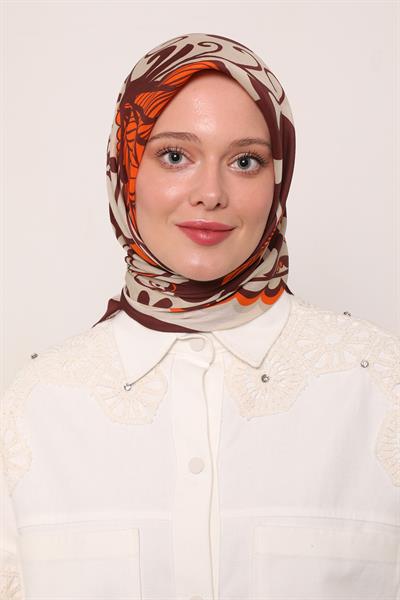 Flora Eşarp | Yakut Bordo