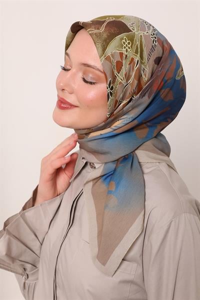 Flora Eşarp | Zarif Vizon