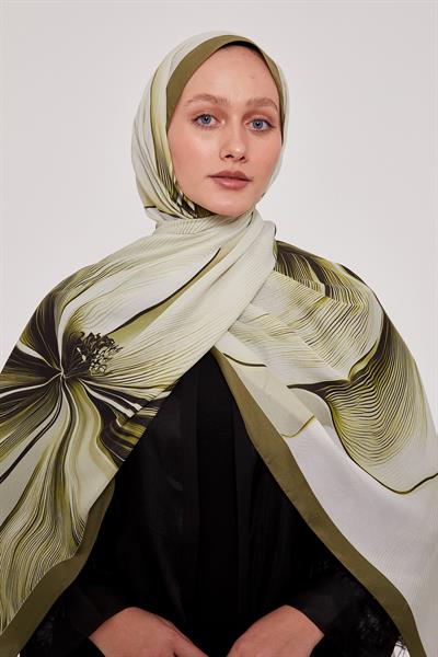 Flora Şal | Fıstık Yeşili