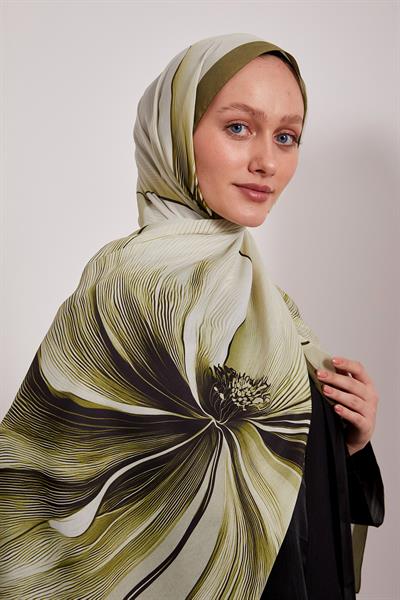 Flora Şal | Fıstık Yeşili