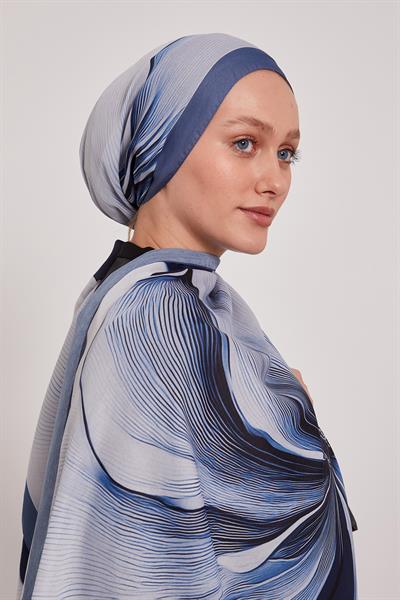 Flora Şal | Mistik Mavi