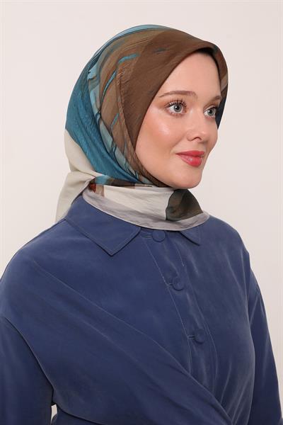 Floral Eşarp | Bulut Grisi