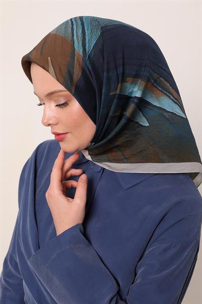 Floral Eşarp | Bulut Grisi