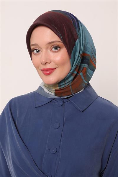 Floral Eşarp | Masal Mavisi