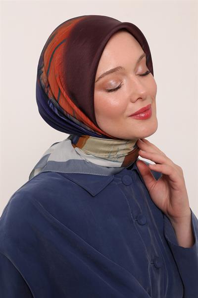 Floral Eşarp | Masal Mavisi