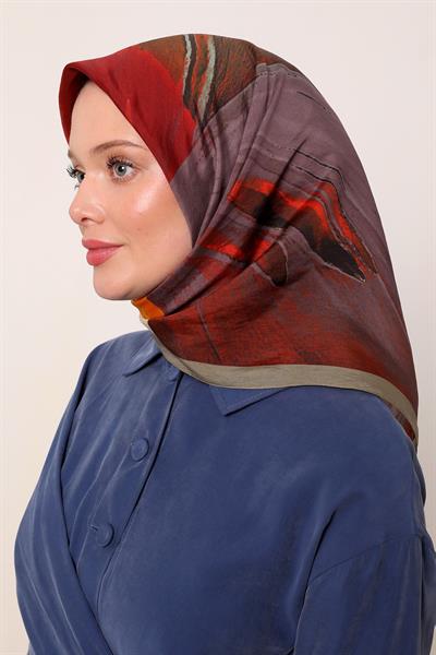 Floral Eşarp | Yeşil Fısıltı