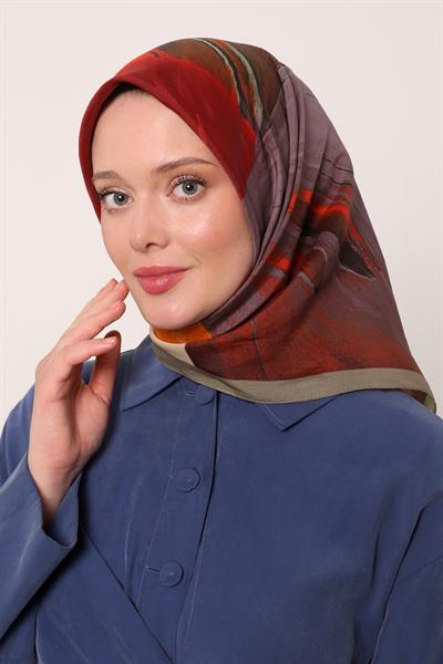 Floral Eşarp | Yeşil Fısıltı