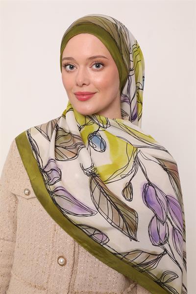 Floral Şal | Fıstık Yeşili
