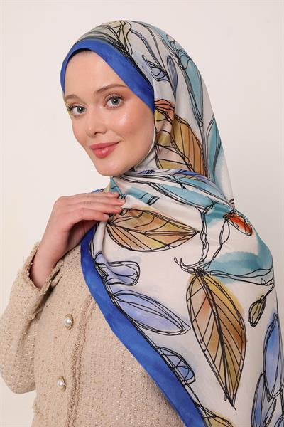 Floral Şal | Gece Safiri