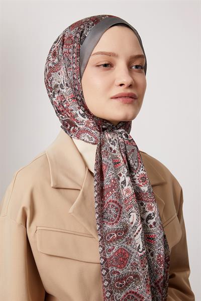 Hint İpeği Şal | Antrasit