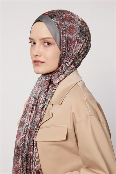 Hint İpeği Şal | Antrasit