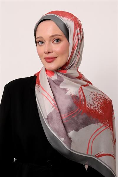 Hint İpeği Şal | Antrasit