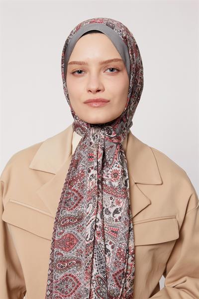 Hint İpeği Şal | Antrasit