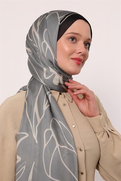 Hint İpeği Şal | Antrasit