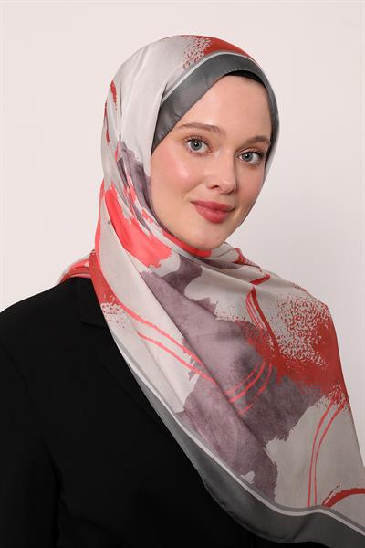 Hint İpeği Şal | Antrasit