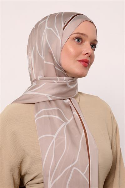 Hint İpeği Şal | Bej