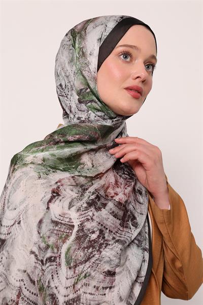 Hint İpeği Şal | Gece Siyahı