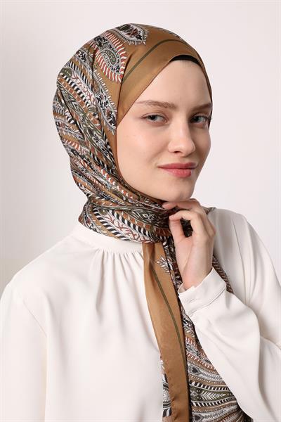 Hint İpeği Şal Gold