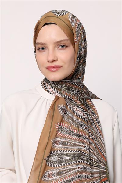 Hint İpeği Şal Gold