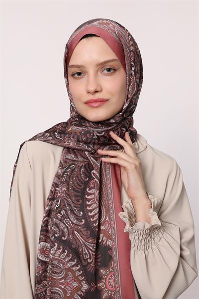 Hint İpeği Şal Gülkurusu