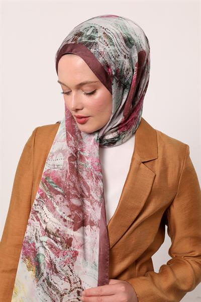 Hint İpeği Şal | Gülkurusu