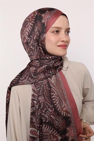 Hint İpeği Şal Gülkurusu