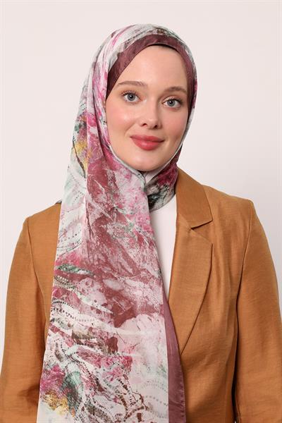 Hint İpeği Şal | Gülkurusu