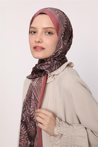 Hint İpeği Şal Gülkurusu