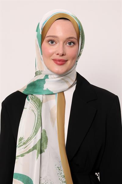 Hint İpeği Şal | Karamel