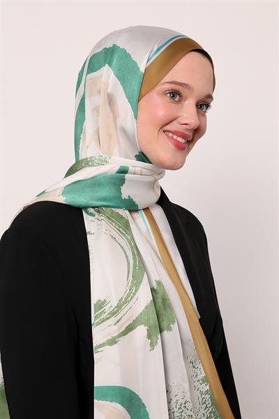 Hint İpeği Şal | Karamel