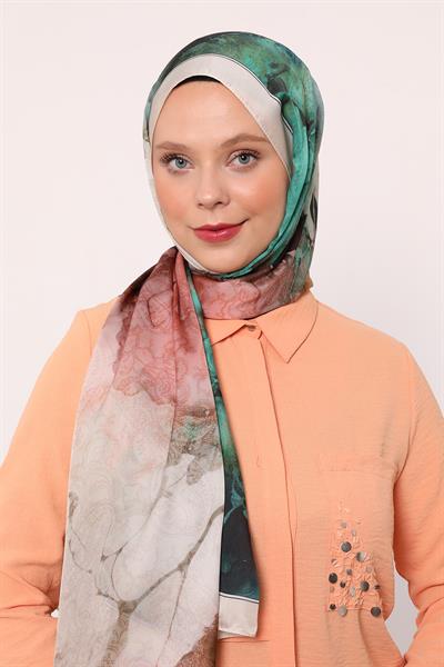 Hint İpeği Şal | Krem