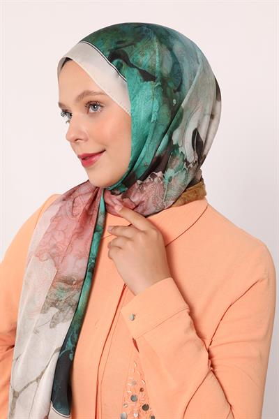 Hint İpeği Şal | Krem