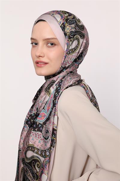 Hint İpeği Şal Lila