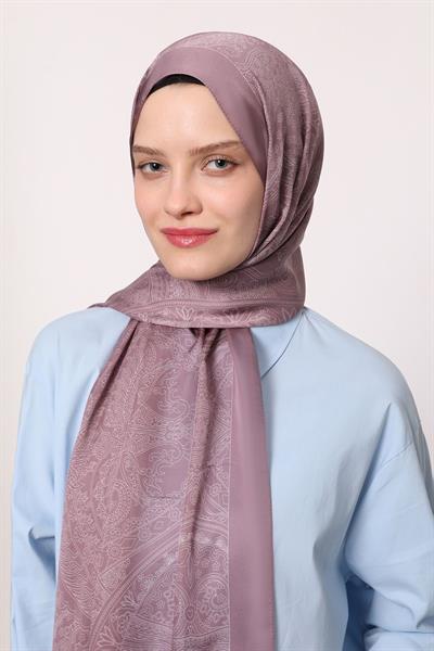 Hint İpeği Şal Lila