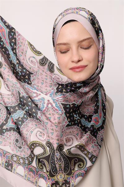 Hint İpeği Şal Lila