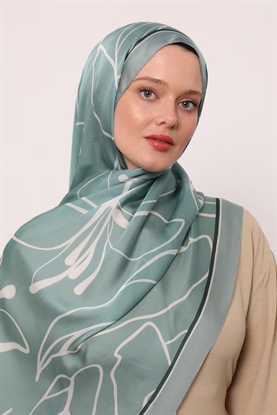 Hint İpeği Şal | Mint
