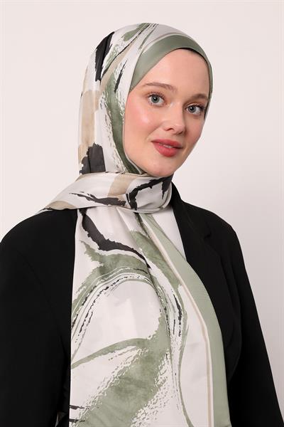 Hint İpeği Şal | Nil Yeşili