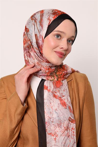 Hint İpeği Şal | Siyah