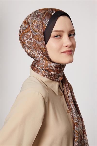 Hint İpeği Şal | Siyah