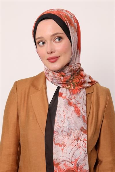 Hint İpeği Şal | Siyah