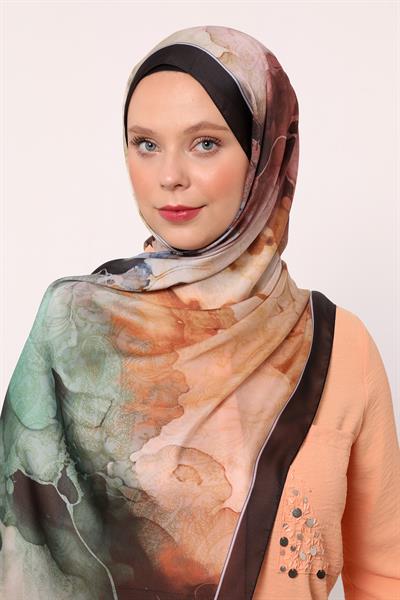 Hint İpeği Şal | Siyah