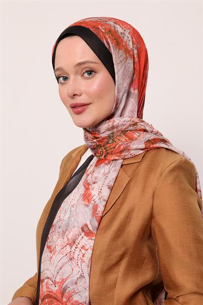 Hint İpeği Şal | Siyah