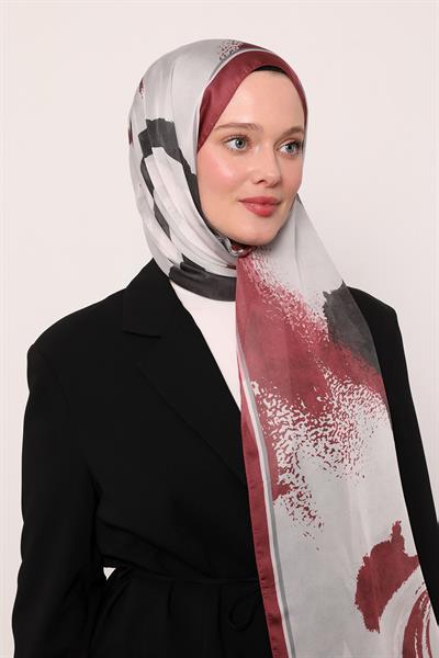 Hint İpeği Şal | Vişne Çürüğü